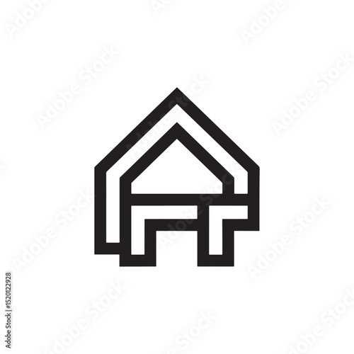 Home Logo Design Vector, Simple House Logo Design
