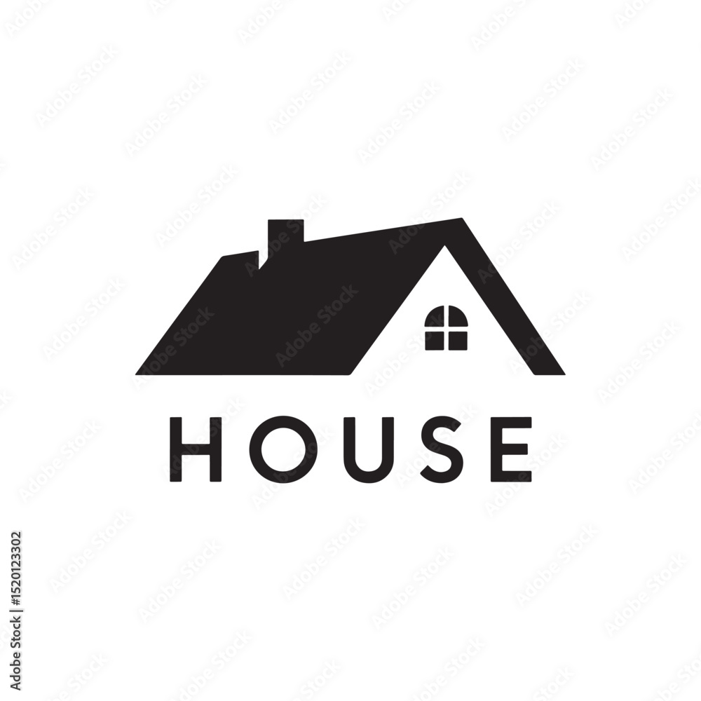 Fototapeta premium Home Logo Design Vector, Simple House Logo Design