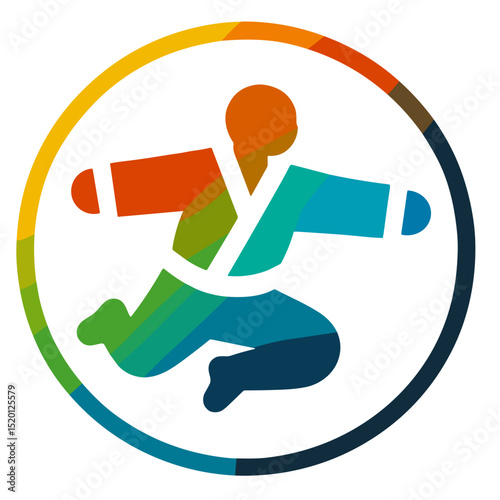 Dynamic vector illustration of judo athlete in action highlighting agility and strength in martial arts on transparent background for sports branding and martial arts education