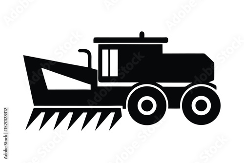 harvester vector icon
