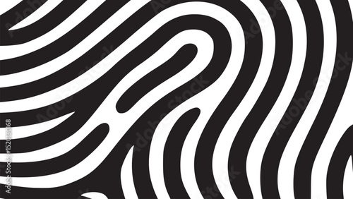 A black and white graphic illustration of a stylized flame on a plain white background image design
