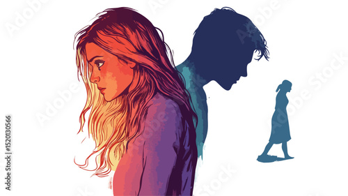 Victim of Domestic Violence at Home: Struggle, Hope, Support, Courage