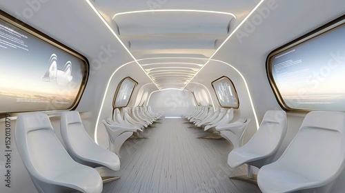 Wallpaper Mural Floating university with holographic crypto education modules Torontodigital.ca