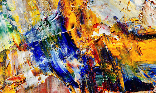 Abstract art background . Hand painting artwork on canvas .