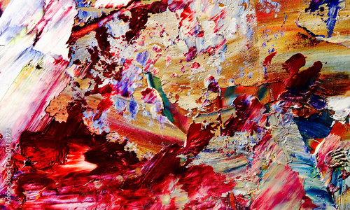 Abstract art background . Hand painting artwork on canvas .