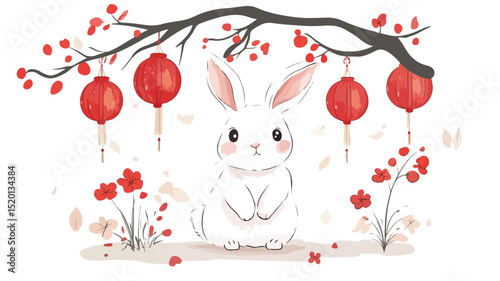 Chinese New Year Greeting Card 2023: Festive and Vibrant Design for Celebrations