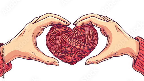 Positive Emotions and Mental Health in Love Psychology Concept