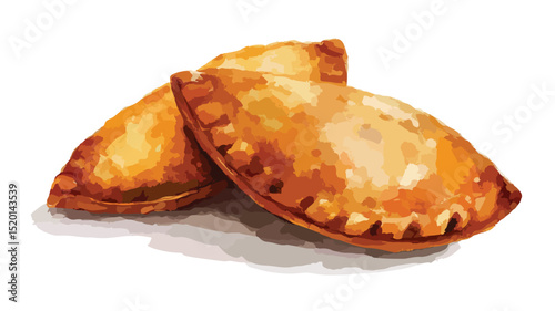 Colorful Brazilian Food Vector Art Illustration for Food Lovers and Graphic Designers