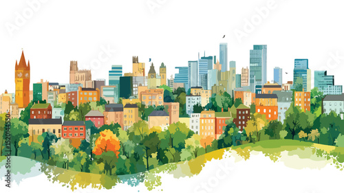 UK Cities Vector Art Illustration for Professional Use