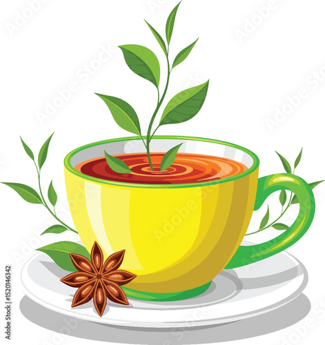 cup of tea with lemon