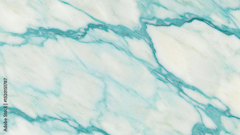 Fototapeta premium Stunning Teal and White Marble Texture: Elegant Background