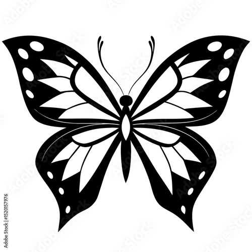 Y2K Butterfly Collage on White – Vector Art