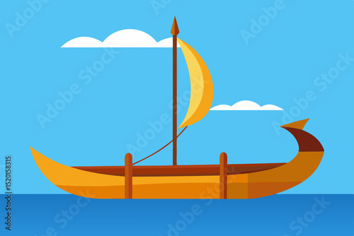 sailing boat on the sea