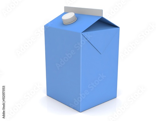 Light blue carton milk