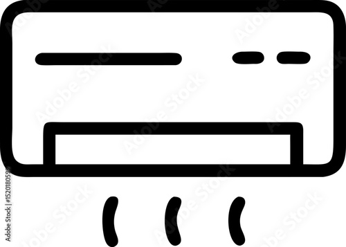 High Quality Air Conditioner Icon for Electronic Devices and Applications