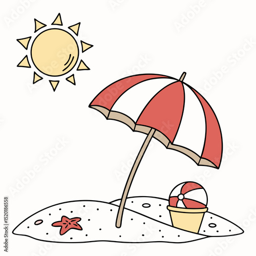 Beach Relaxation Under Sunny Sky Awaits You