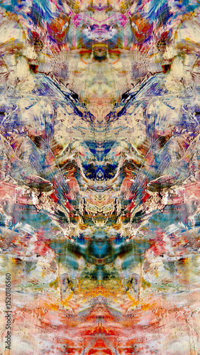 Abstract art background . Hand painting artwork on canvas .