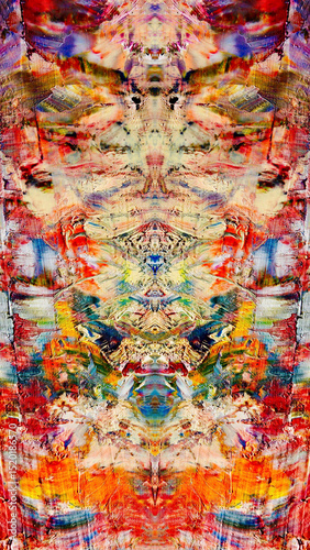 Abstract art background . Hand painting artwork on canvas .