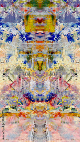 Abstract art background . Hand painting artwork on canvas .
