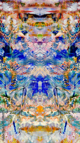 Abstract art background . Hand painting artwork on canvas .