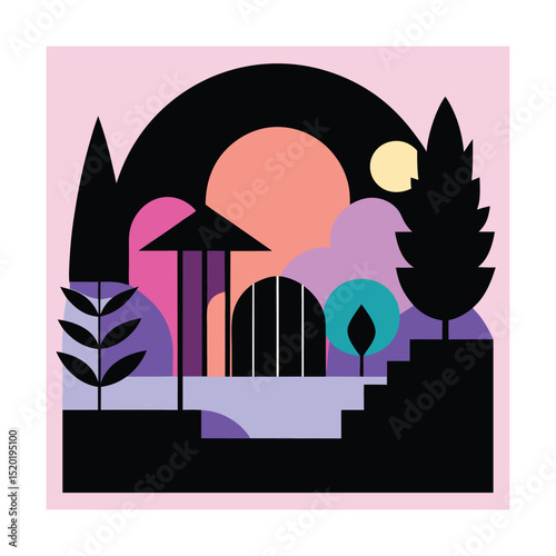 vector illustration of a flowers
