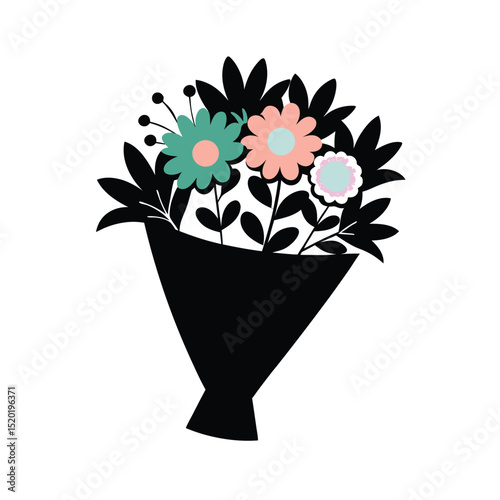 bouquet of flowers in a vase