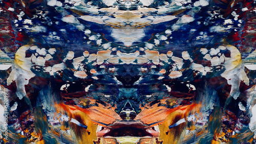 Abstract art background . Hand painting artwork on canvas .