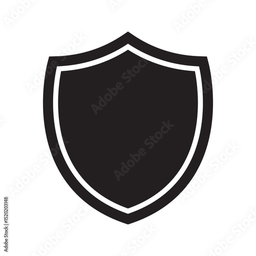 Shield icon. Shield shape.