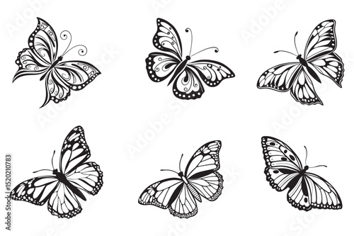 Graceful Wings Tattoo Design Floral Winged Beauty Design
