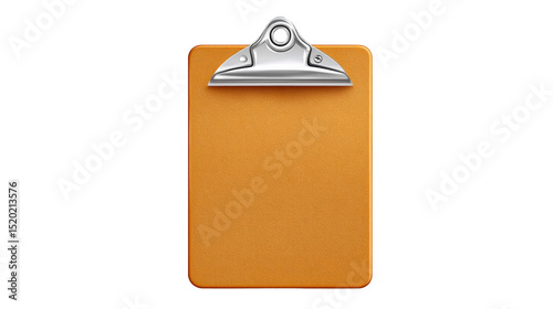 Stylish Shiny Golden Clipboard with Silver Clip for Professional Use