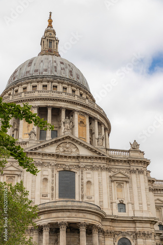 Dome of St. Paul’s Cathedral in London – Baroque Architecture Detail