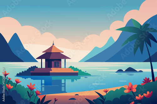 house on the sea