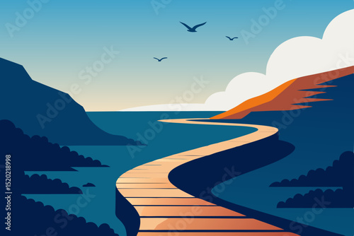 road in the mountains