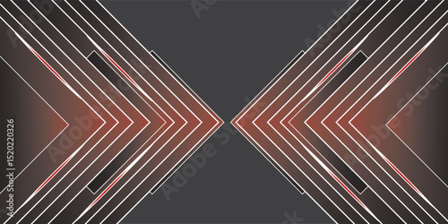 Black social media cover design, abstract background, cover template, geometric backdrop, headline vector illustration