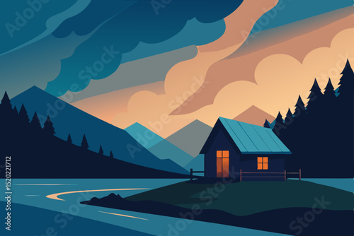 house on the mountain