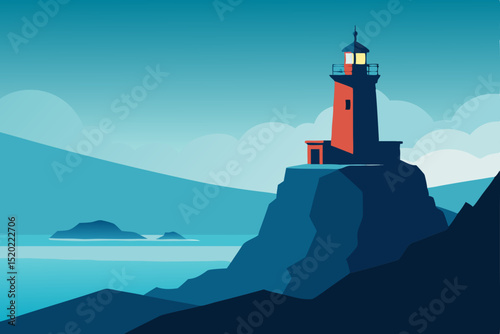 lighthouse on the island of madeira