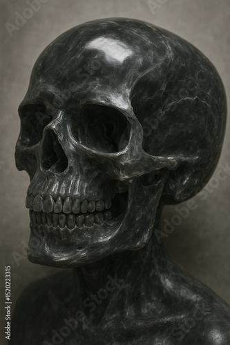 Black Crystal Skull