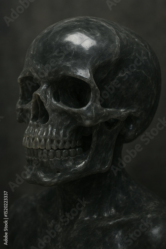 Black Crystal Skull
