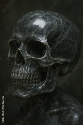 Black Crystal Skull