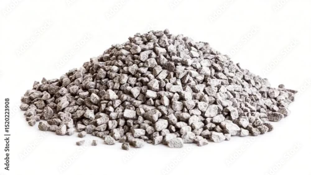 Pile of small gray stones