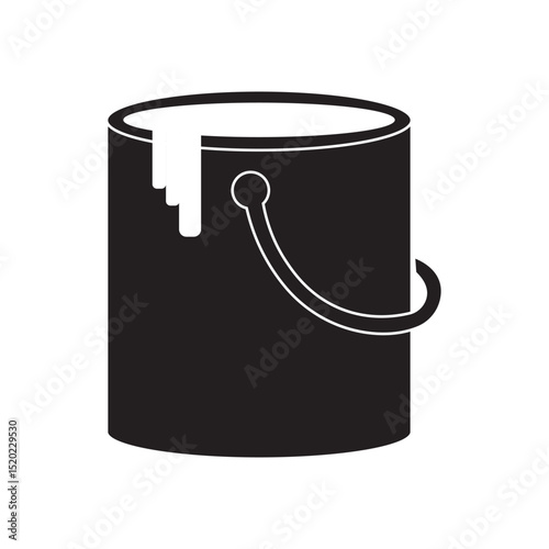 paint can icon illustration design template