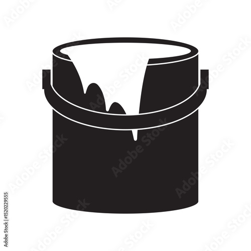 paint can icon illustration design template