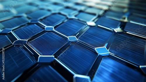 Solar panels, installed by power plant engineers, are inspected using tablets.  This highlights the growing use of technology in renewable energy and sustainability