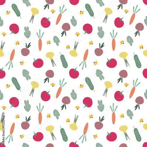vegetable seamless pattern