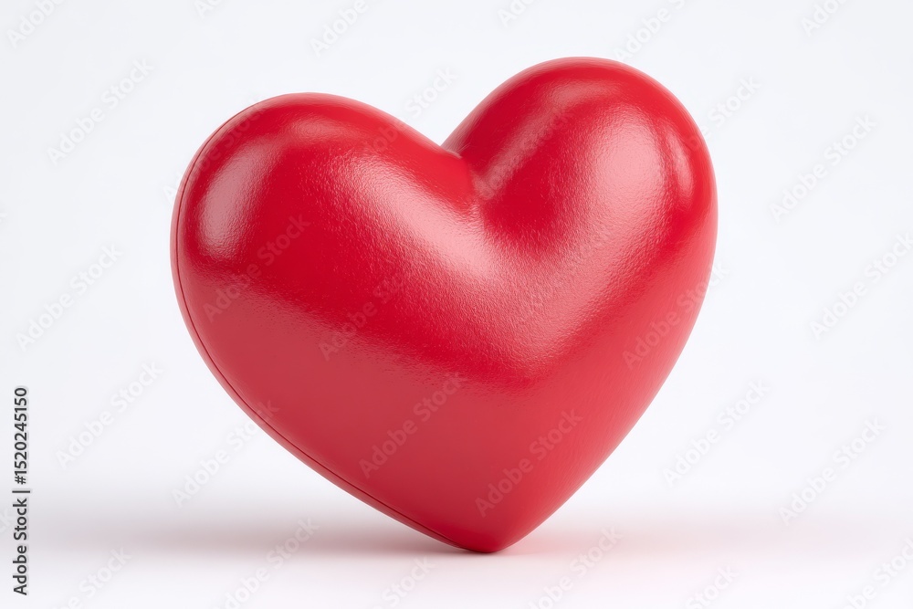 red heart isolated on white red heart isolated on white