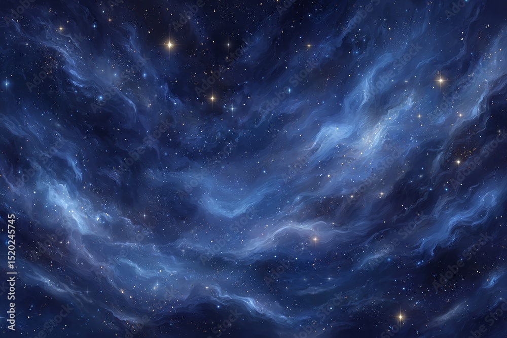 Naklejka premium The universe is filled with stars, nebula, and galaxy in the night sky