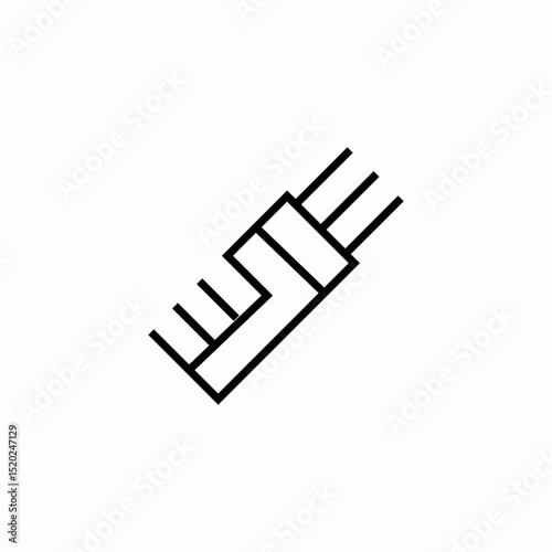 electric cable connector icon sign vector