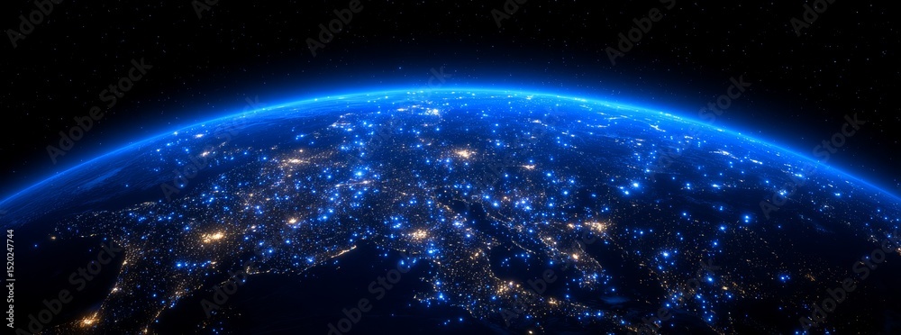 Fototapeta premium planet earth in space