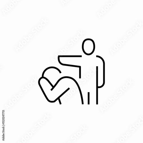 helping hand support icon sign vector
