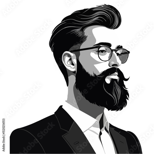 hipster man beard